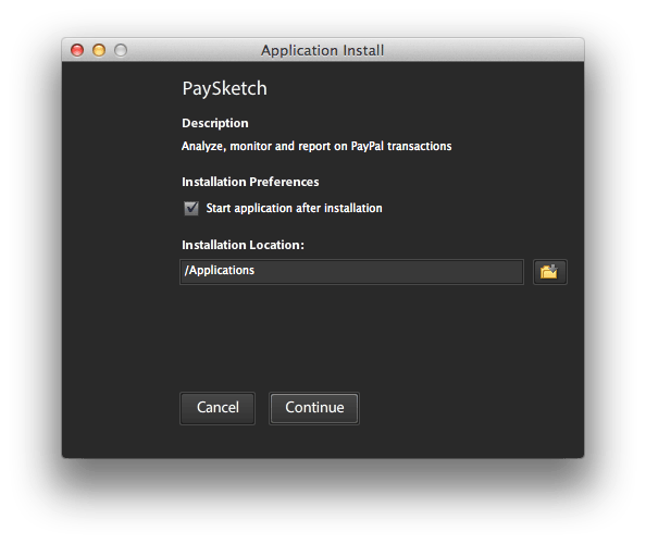 Paysketch Installer