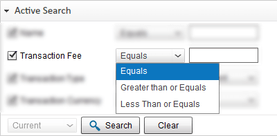 Search PayPal Transaction by Transaction Fee