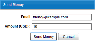 Send Money through PayPal - PaySketch popup