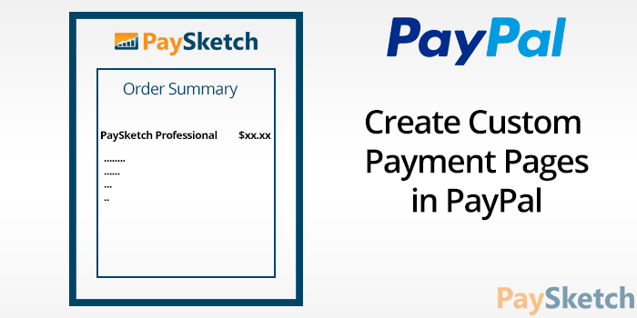 Create Custom Payment Page in PayPal