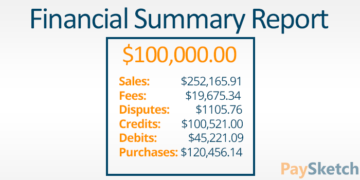 Financial Summary Report